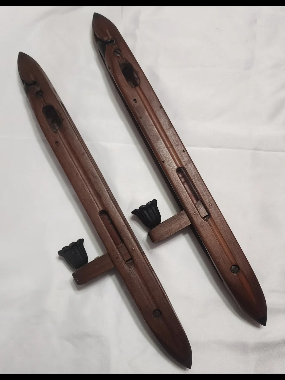 Wooden Tatting Shuttle /candle Holder